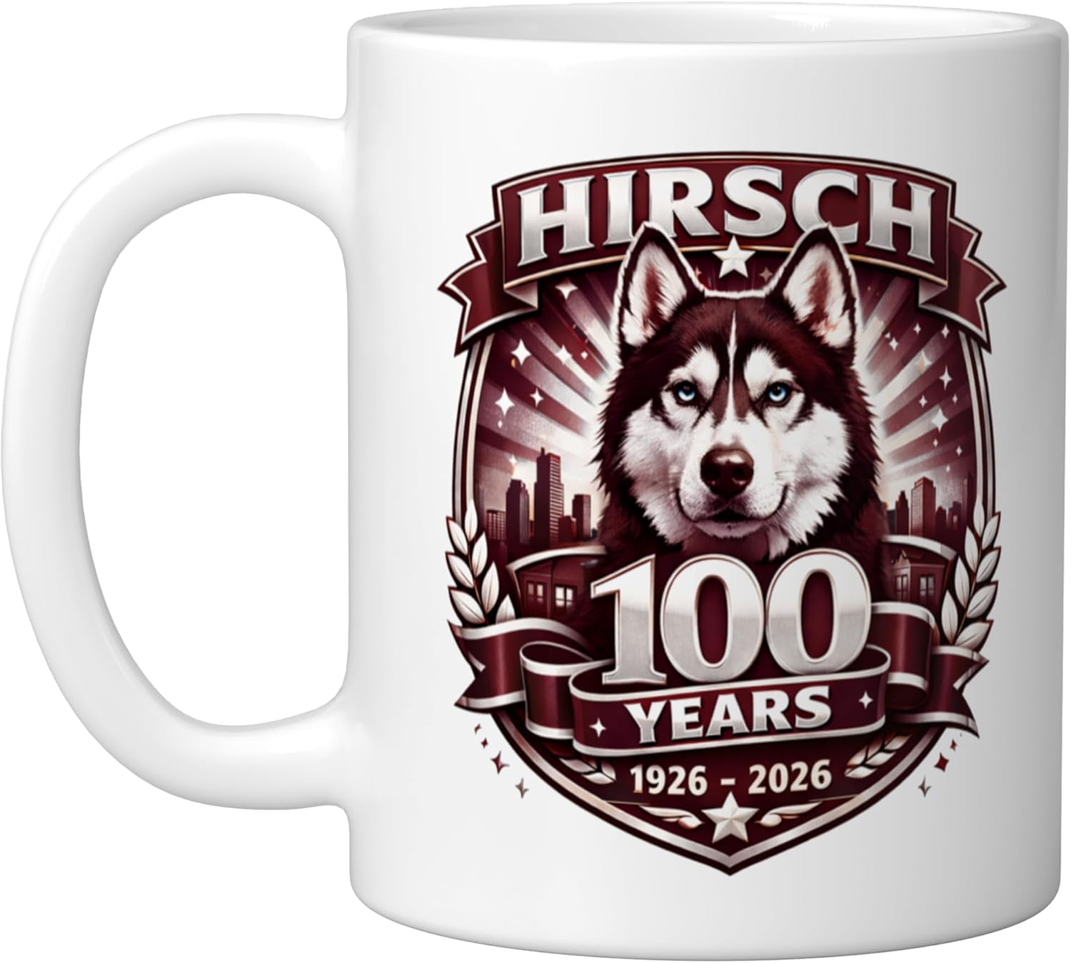 Centennial Husky Ceramic Mug